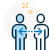 Peer coaches and mentors icon