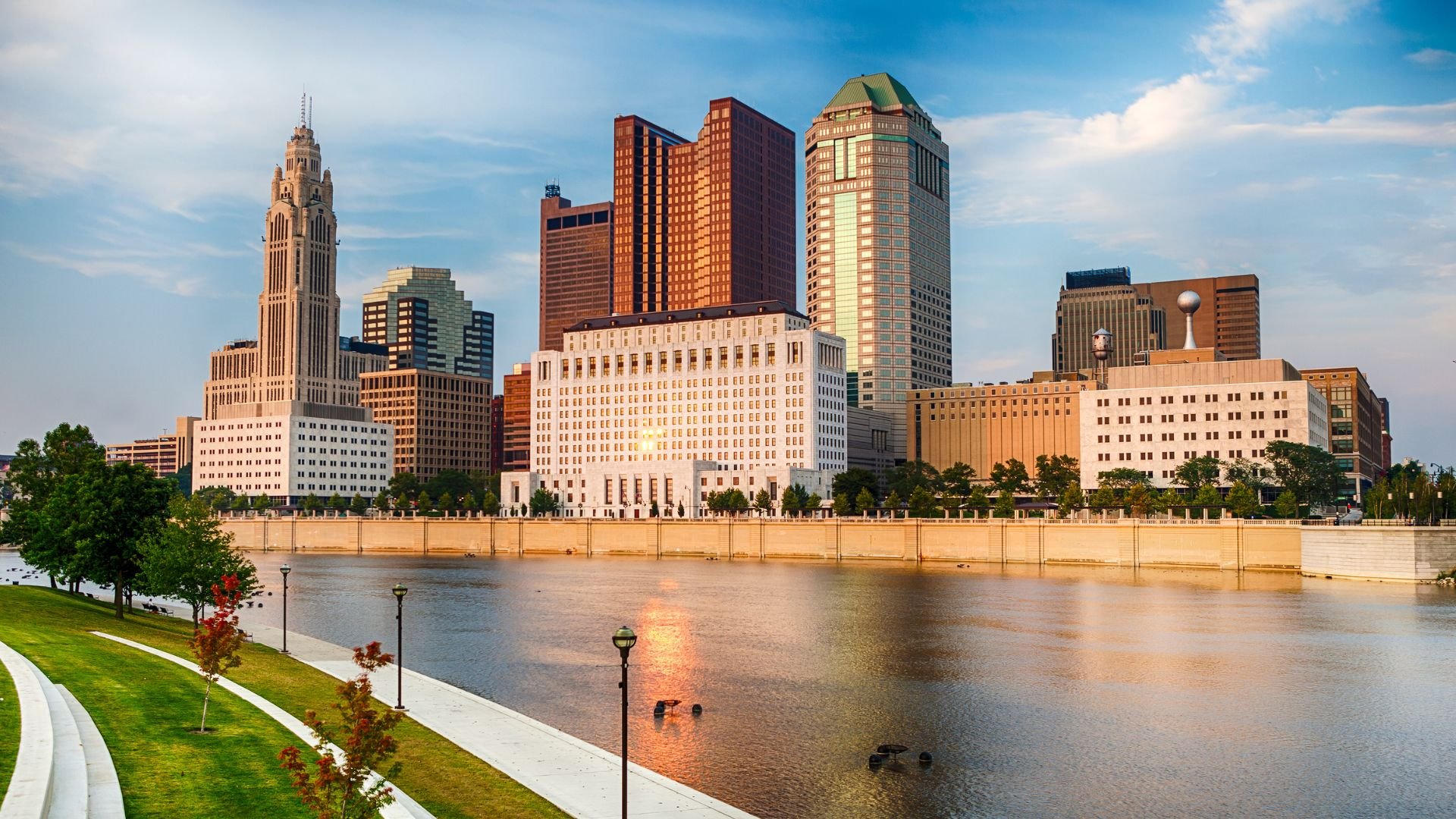 skyline of columbus ohio skyline of columbus ohio