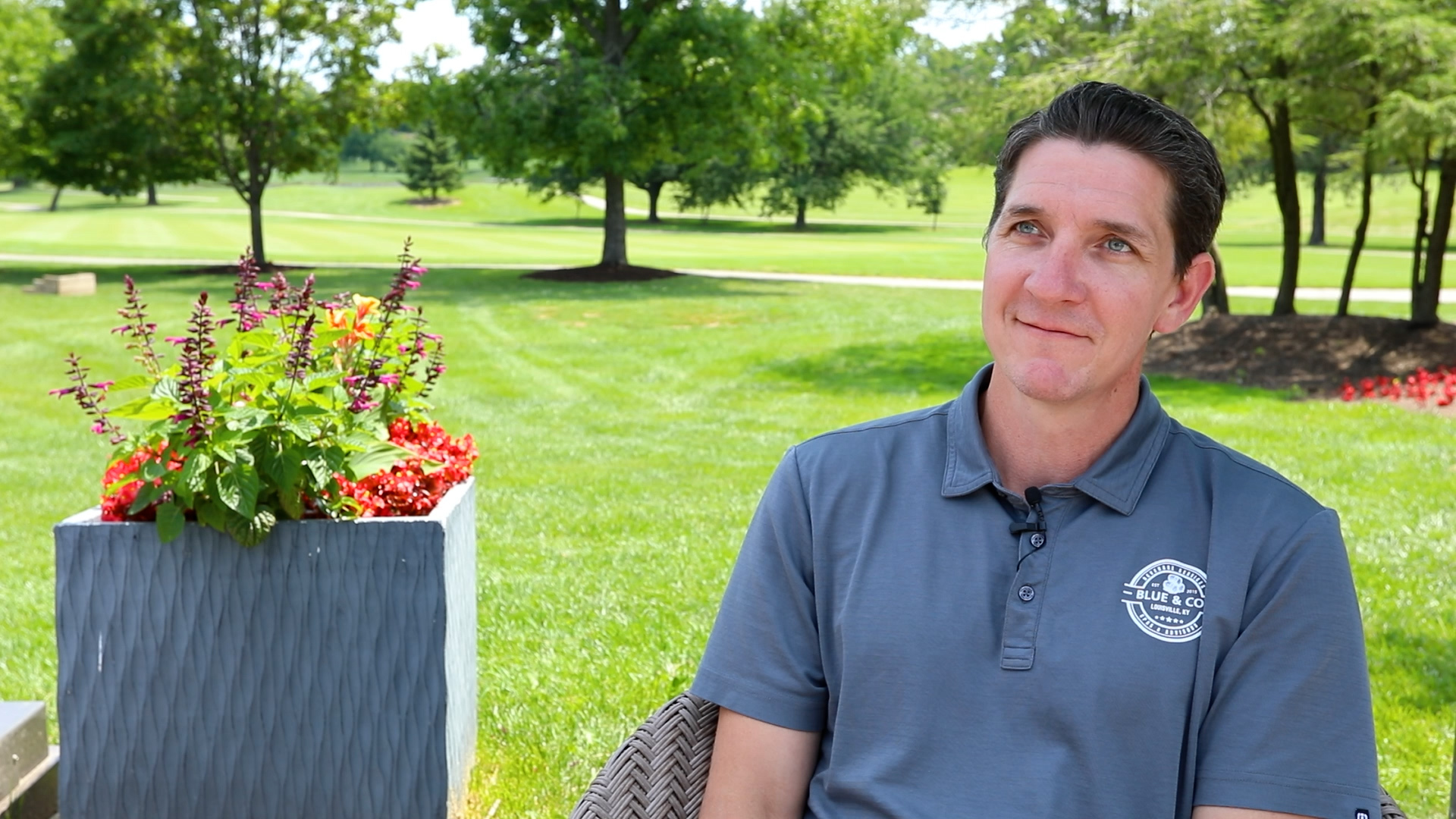 Patrick Brown, Director at Blue discussing Blue's Entrepreneurial Spirit on video